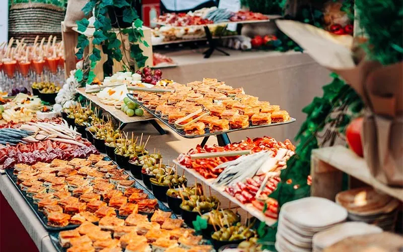 Catering integral para eventos al aire libre en San Miguel